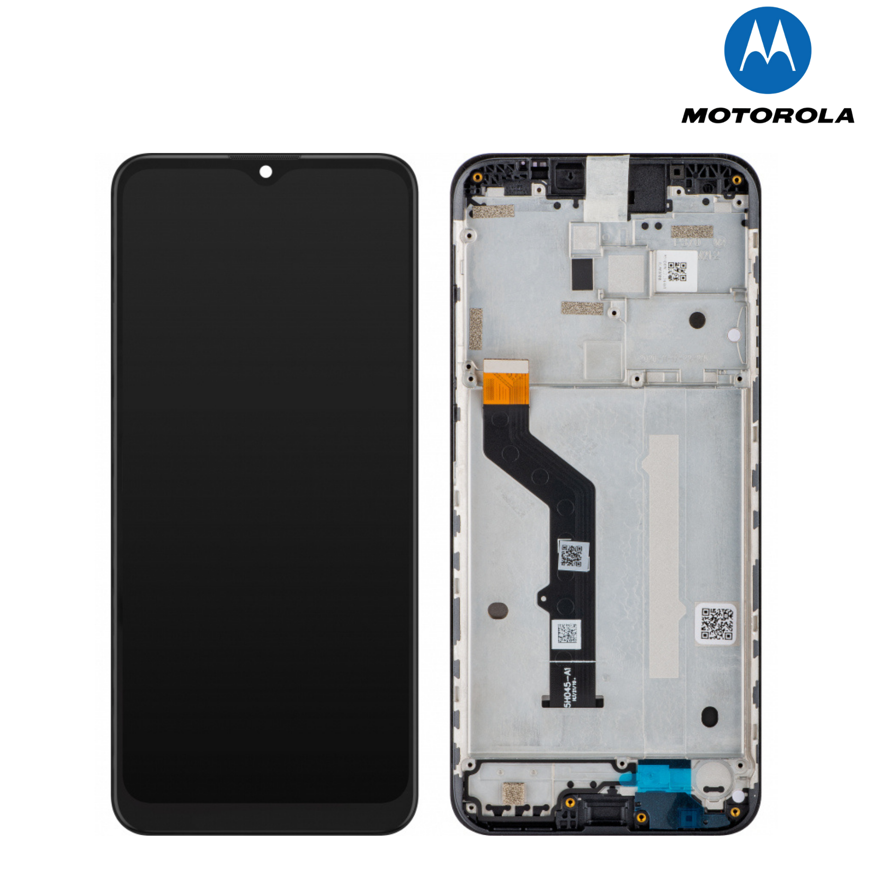 LCD Display Module for Motorola Moto G56, Black Oyster